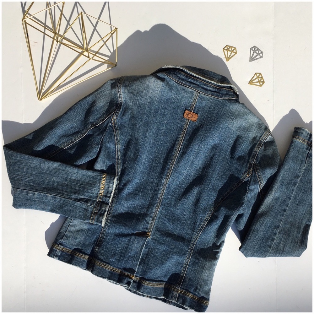 DKNY Jeans Embroidered Jean Jacket - Picture 4 of 6